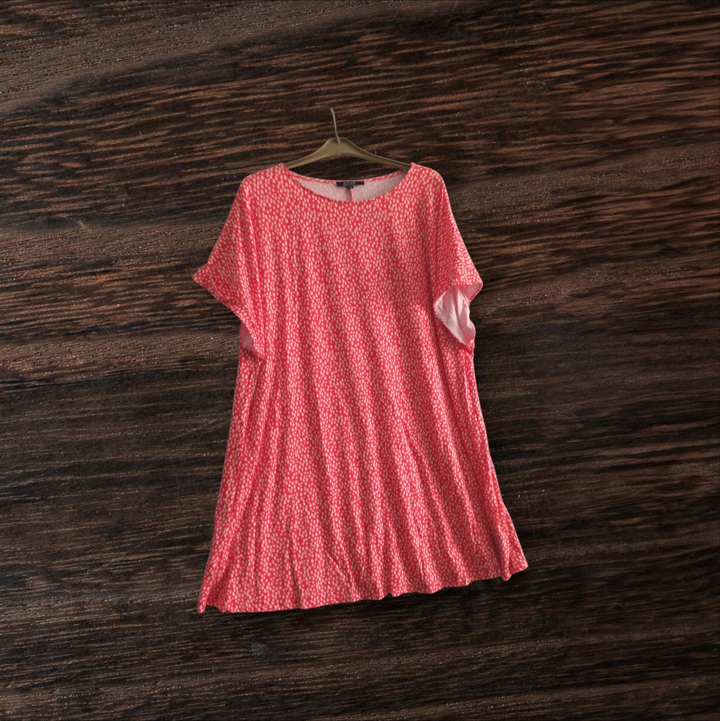 Red Print Swing Dress WM501