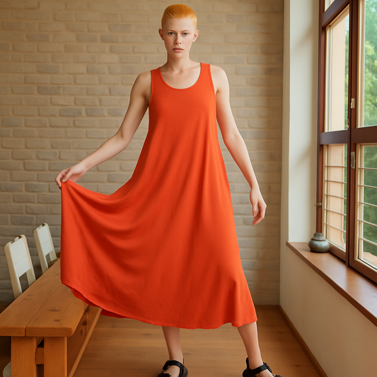 Soft Touch A Line Sleeveless Dress