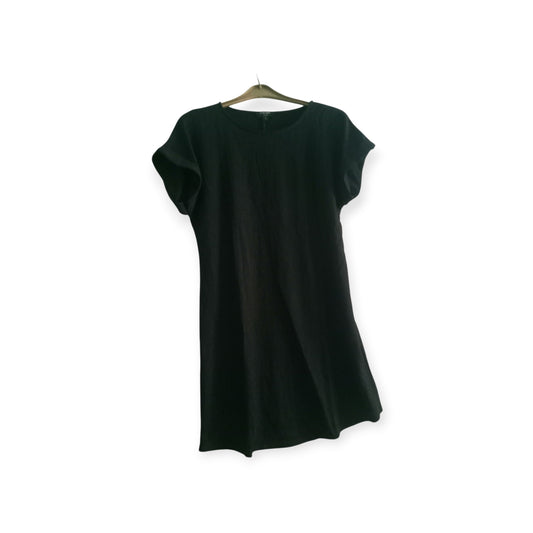 Black Jersey Swing Dress QQ101