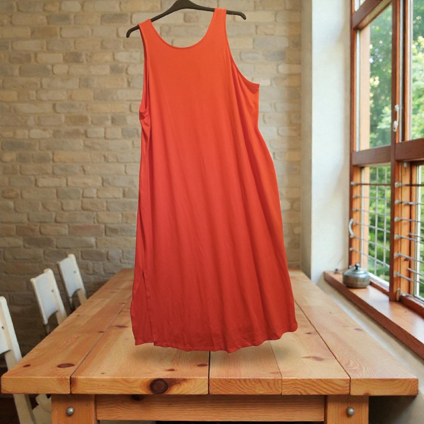Soft Touch A Line Sleeveless Dress TT130